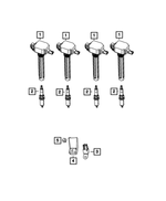 68194604AA - Electrical: Heat Shield for Chrysler: 200 | Dodge: Dart, Hornet | Fiat: 500X | Jeep: Cherokee, Compass, Renegade, Wrangler | Ram: ProMaster City Image