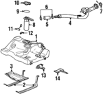 21007370 - Fuel System: Fuel Tank for Saturn: SC1, SC2, SL, SL1, SL2, SW1, SW2 Image image