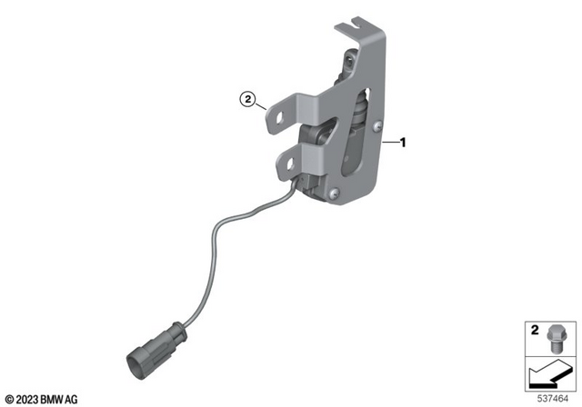 16118561568 - General Electrical System: Hexagon Screw with Flange - M6X10X1 for BMW-Motorrad Image