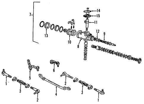 Remanufactured power steering rack NISSAN 300 ZX RHD | lpsr
