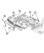 5015532AB - Cooling: Fan Shroud Module, Upper for Dodge: Dakota Image