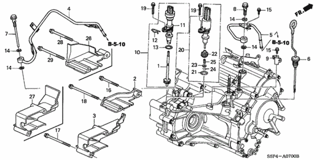 AT ATF Pipe - Speed Sensor for 2002 Honda Civic #0