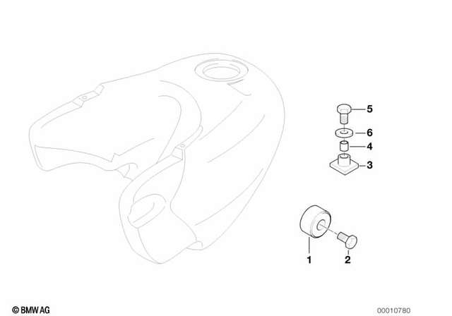 16112346031 - Fuel Supply: Rubber Grommet -  for BMW-Motorrad Image
