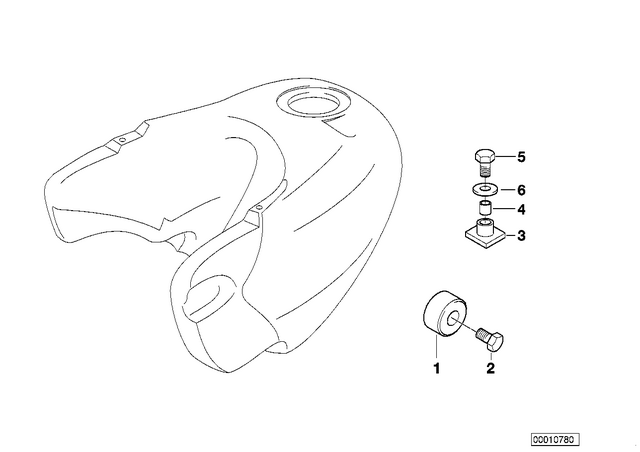 16112346031 - : Rubber Grommet            for BMW-Motorrad Image