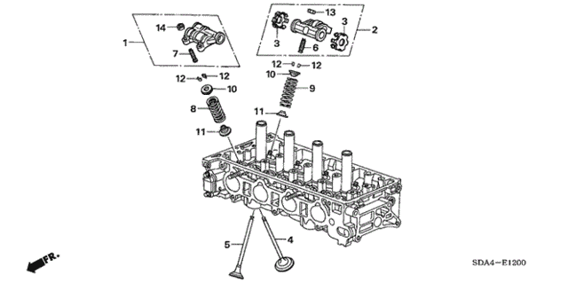 Valve - Rocker Arm (L4) for 2006 Honda Accord #0