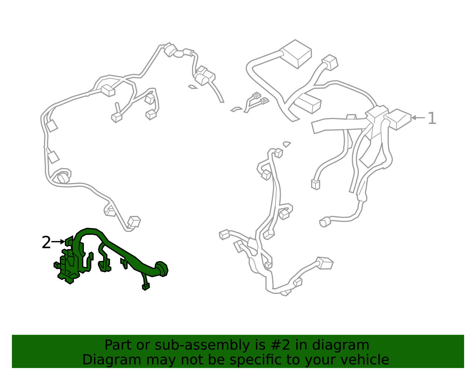 2024 Subaru Legacy Wiring Harness Center 81403AN51B | Subaru Online Parts