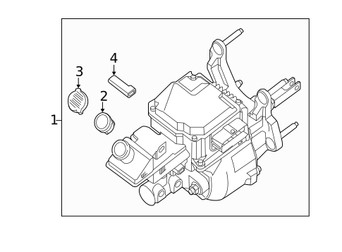 Master Cylinder - Components On Dash Panel for 2022 Nissan LEAF #0