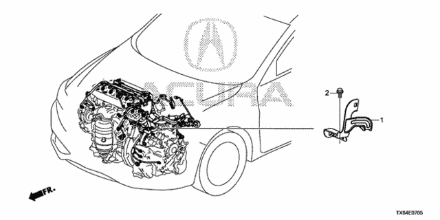 Engine Wire Harness Stay (2.0L) for 2014 Acura ILX #0