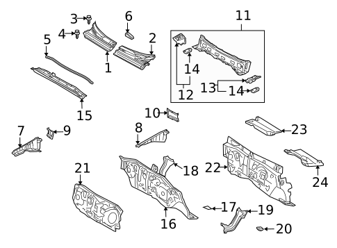 Cowl for 2005 Scion xB #0