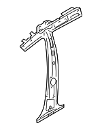 71401B8000 - Body: Inner Center Pillar for Hyundai Image