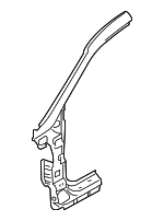 71110B8A70 - Body: Hinge Pillar for Hyundai Image