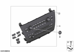 64119388808 - : Rep Kit For Radio/Climate Control Panel for BMW Image