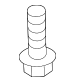 N90698606 - Body: Instrument Panel Bolt for Volkswagen: Arteon, Atlas, Atlas Cross Sport, Beetle, CC, Eos, Golf, Golf Alltrack, Golf R, Golf SportWagen, GTI, ID. Buzz, ID.4, Jetta, Passat, R32, Rabbit, Taos, Tiguan, Tiguan Limited, Touareg Image