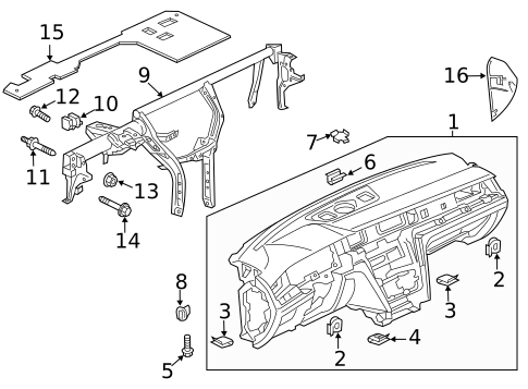 Instrument Panel for 2020 Volkswagen Arteon #0