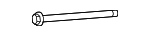 90105A0450 - Suspension: Upper Control Arm Bolt for Toyota Image