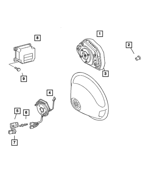 Air Bag Systems for 2004 Dodge Sprinter 3500 #0