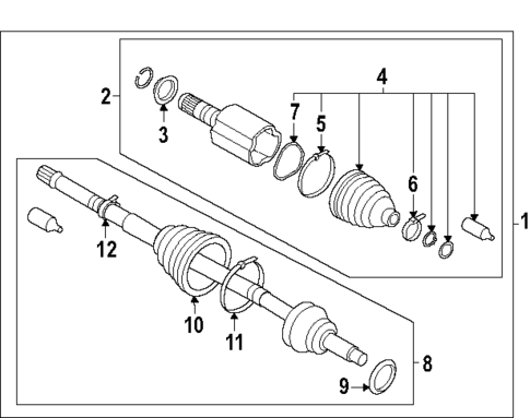 Drive Axles for 2025 Subaru Forester #0
