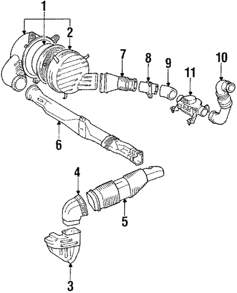 Air Inlet for 1988 Toyota MR2 #1