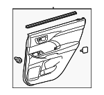 676400E442C5 - : Door Trim Panel for Toyota Image