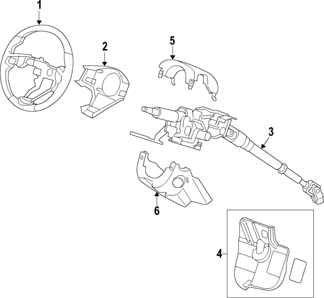 78501TK4A82ZC - : Steering Wheel for Acura Image