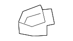 1J0863265 - Body: Lift-gate Trim Cover Clip for Audi Image