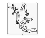 7P6121070BM - : Hose &amp; Tube Assembly for Volkswagen: Touareg Image