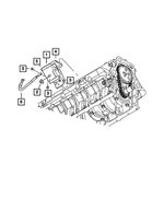 6035864 - 8.4L Gas; Engine: Hex Lock Nut And Washer, Mounting for Mopar Image image