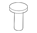 861552H100 - Body: Cowl Grille Retainer for Genesis: Electrified G80, Electrified GV70, G70, G80, G90, GV60, GV70, GV80, GV80 Coupe | Hyundai: Accent, Azera, Elantra, Elantra Coupe, Elantra GT, Equus, Genesis, Genesis Coupe, Ioniq, Ioniq 5, Kona, Kona Electric, Kona N, Tucson, Veloster, Veloster N, Venue, Veracruz Image