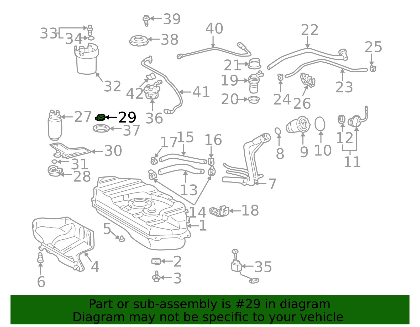 77175-47010 - Fuel Pump Mounting Bracket Toyota Parts Space