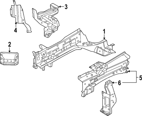 Structural Components & Rails for 2023 Nissan ARIYA #1