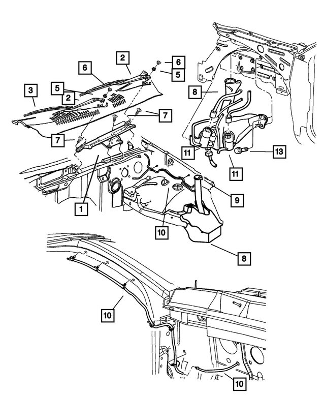68002149AD - : Washer Reservoir for Mopar Image