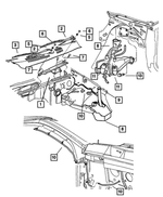 5139095AA - : Wiper Blade for Mopar Image
