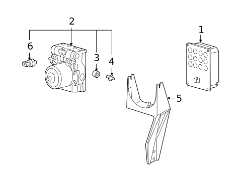 ABS Components for 2005 Cadillac XLR #0