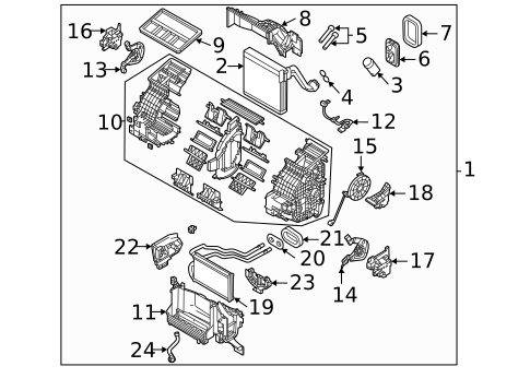 Condenser, Compressor & Lines for 2020 Mazda CX-30 #1