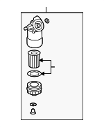 3H115403J - Engine: Oil Filter Housing for Audi: Q7 Image