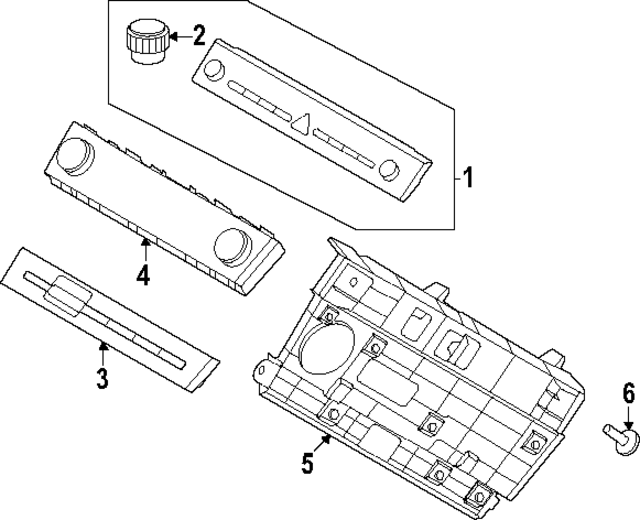 97250R6060VCA - : Heater Control for Hyundai Image