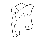 MB402326 - Body: Lock Cylinder Retainer for Mitsubishi Image