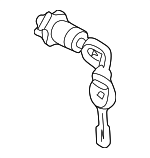 MR485649 - Body: Lock Cylinder for MITSUBISHI Image