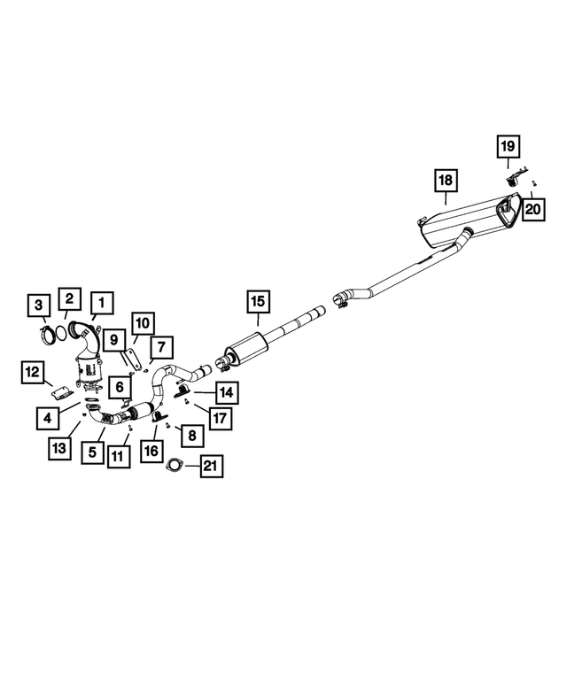 6106278AA - Exhaust: Hex Head Screw for Mopar Image