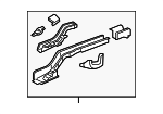 25819142 - Body: Rear Rail for Cadillac: DeVille, DTS Image