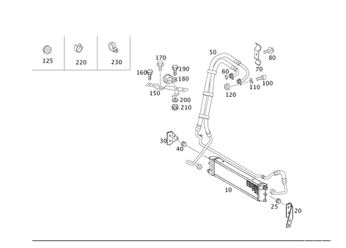 Oil Cooler for 2006 Mercedes-Benz G55 AMG #0