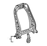 13551363 - Body: Seat Back Frame for GM Image