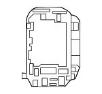 21368700828Q96 - Electrical: Fuse Box Cover for Mercedes-Benz Image