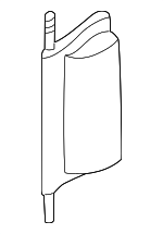 4734301AB - HVAC: Door for Dodge: Dakota, Durango Image