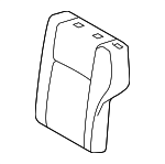 7107812M40B2 - Body: Seat Back Cover for Toyota: Corolla Image