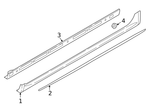 Exterior Trim - Pillars for 2025 Audi A4 allroad #0