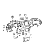 6509534AA - Interior Trim: Screw for Mopar Image