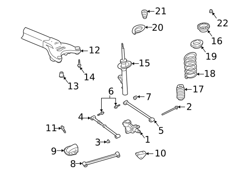 Rear Suspension for 2001 Dodge Intrepid #0