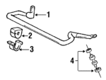 E69Z5482B - Suspension: Stabilizer Bar for Ford: Aerostar Image