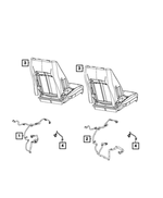 68475884AA - Electrical: Seat Wiring for Mopar Image